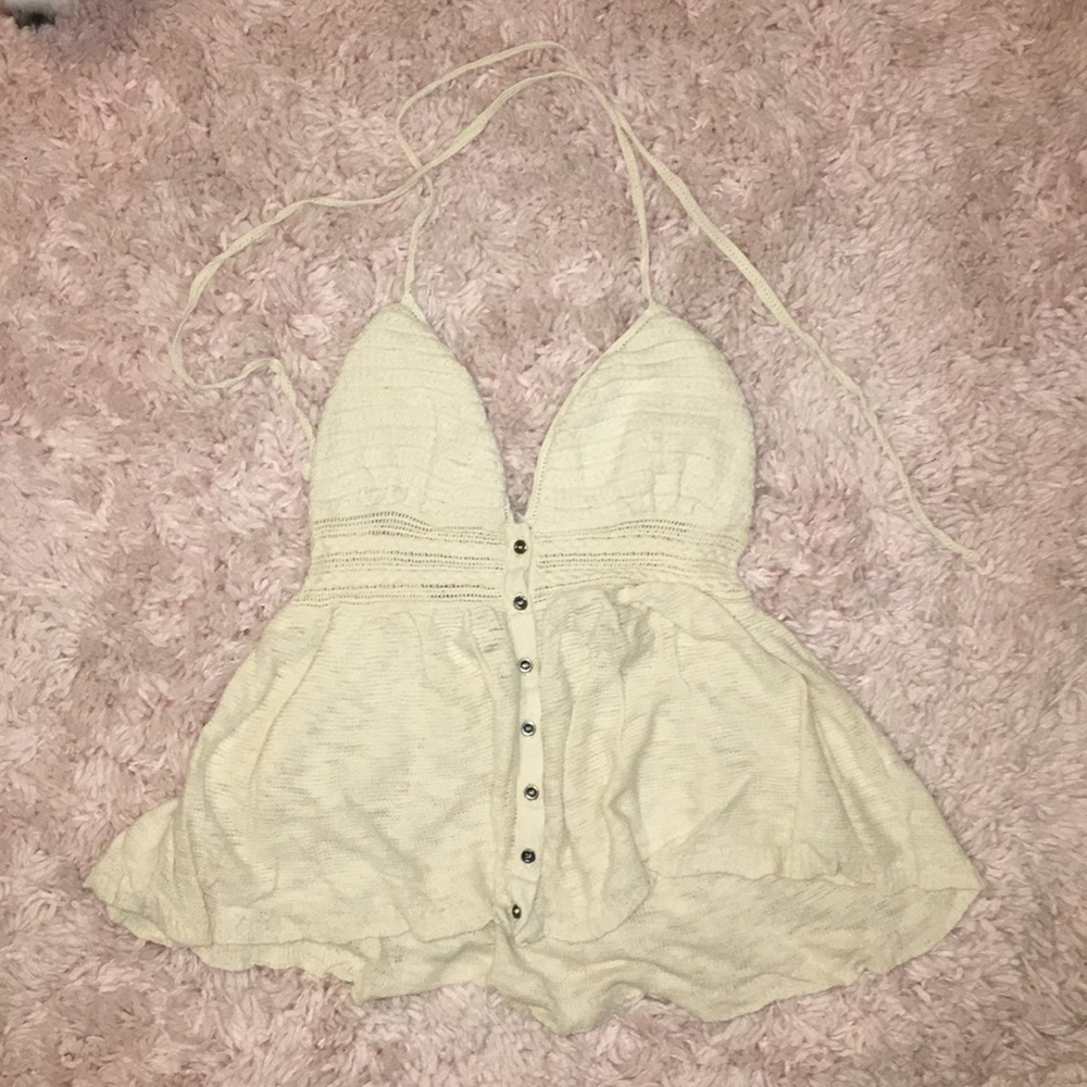 Dainty American eagle tie top
